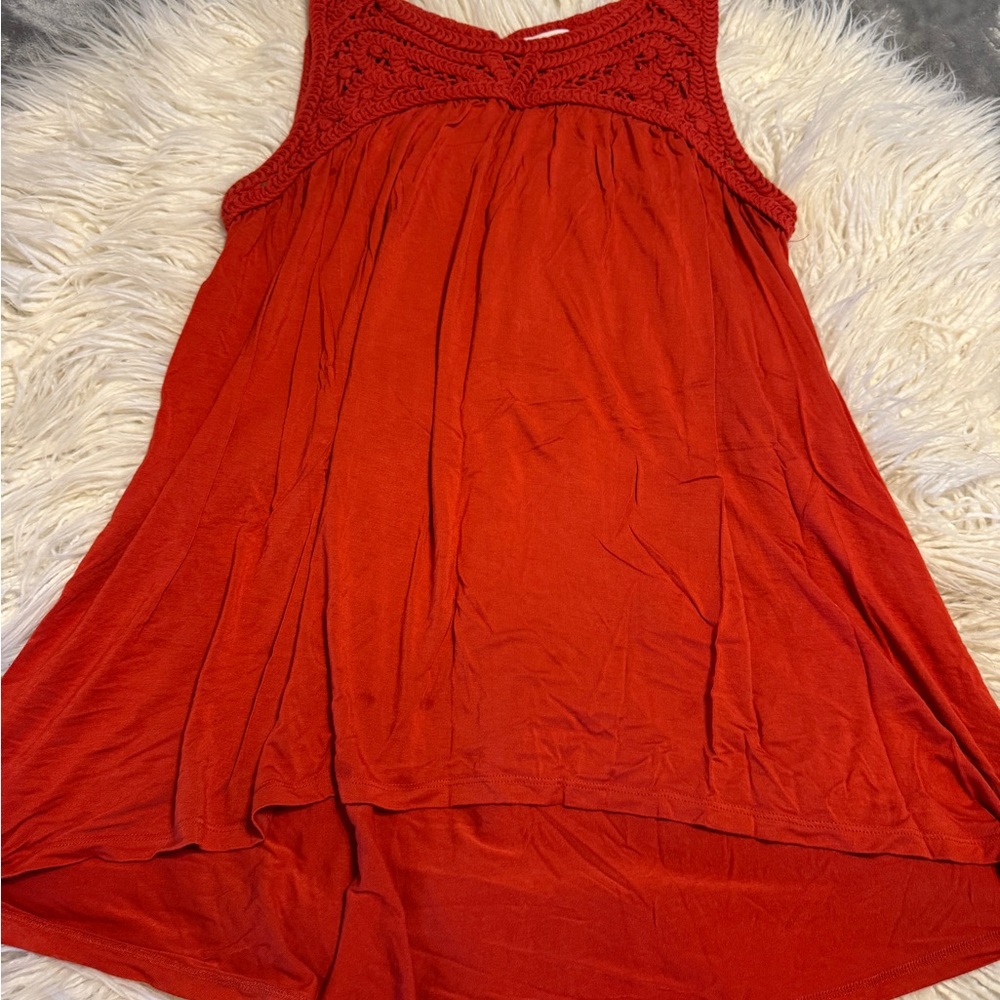 a:glow Bold Orange Knit Top